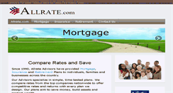 Desktop Screenshot of allrate.com