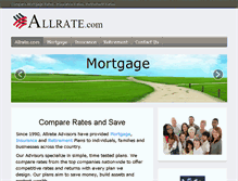 Tablet Screenshot of allrate.com